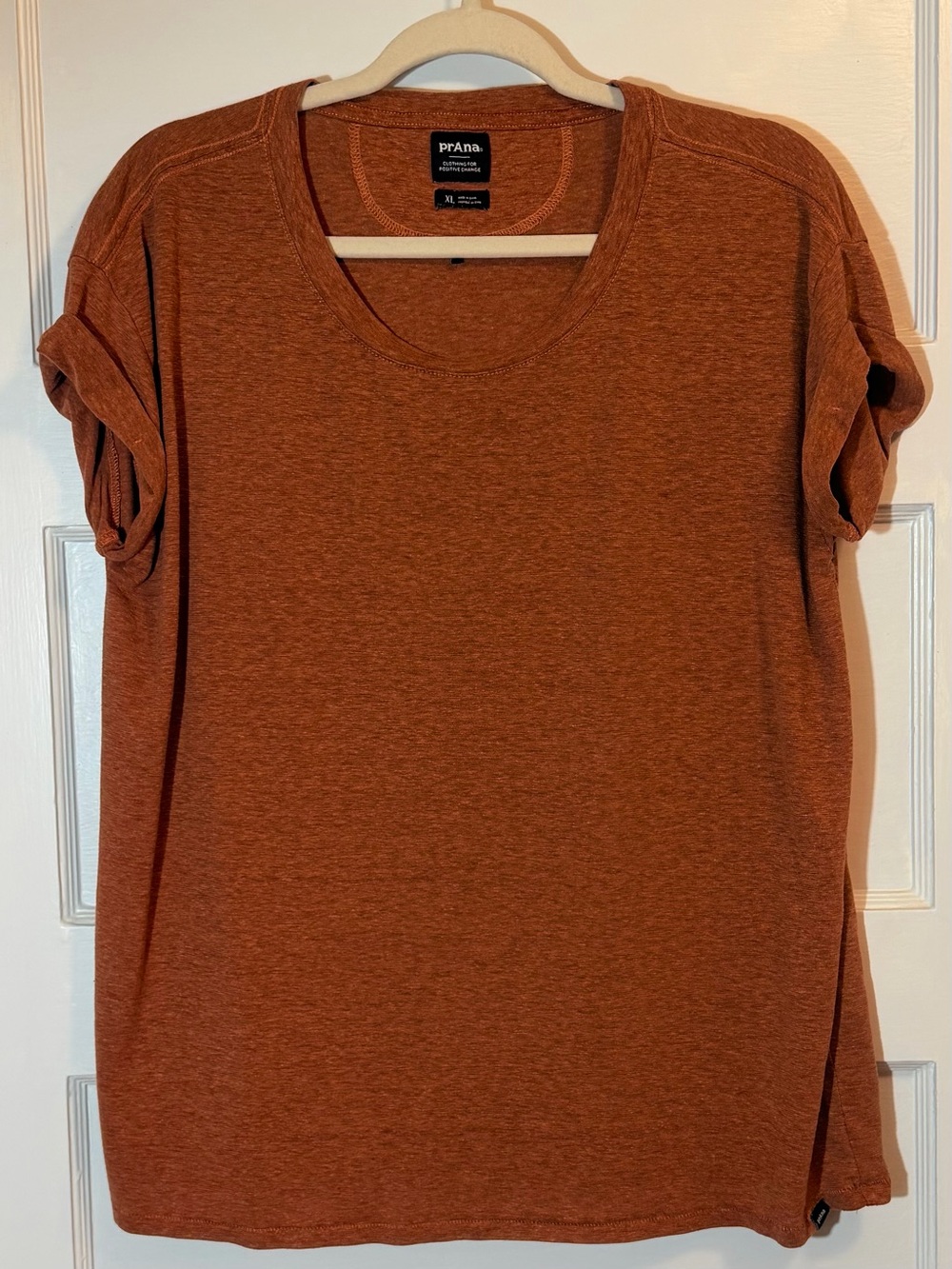 prAna Cozy Up T-Shirt Cuffed Short Sleeve Hemp Blend